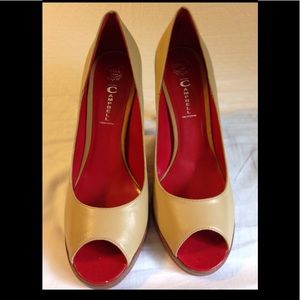 Jeffrey Campbell high heel peep toe pumps